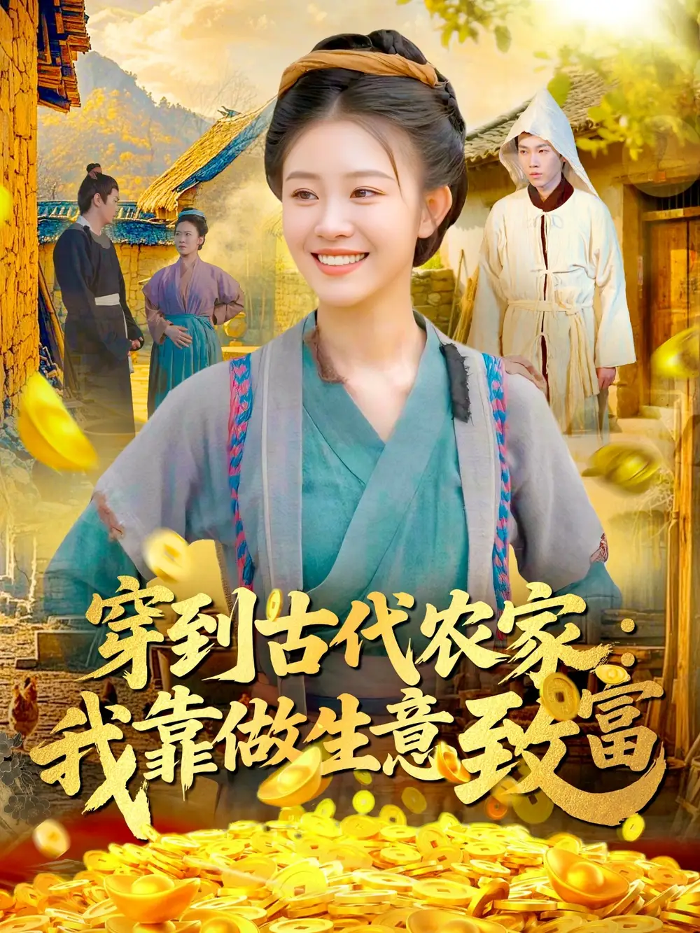 穿到古代农家我靠做生意致富(96集)马溪言&刘盈高清海报图片 穿到古代农家我靠做生意致富(96集)马溪言&刘盈海报