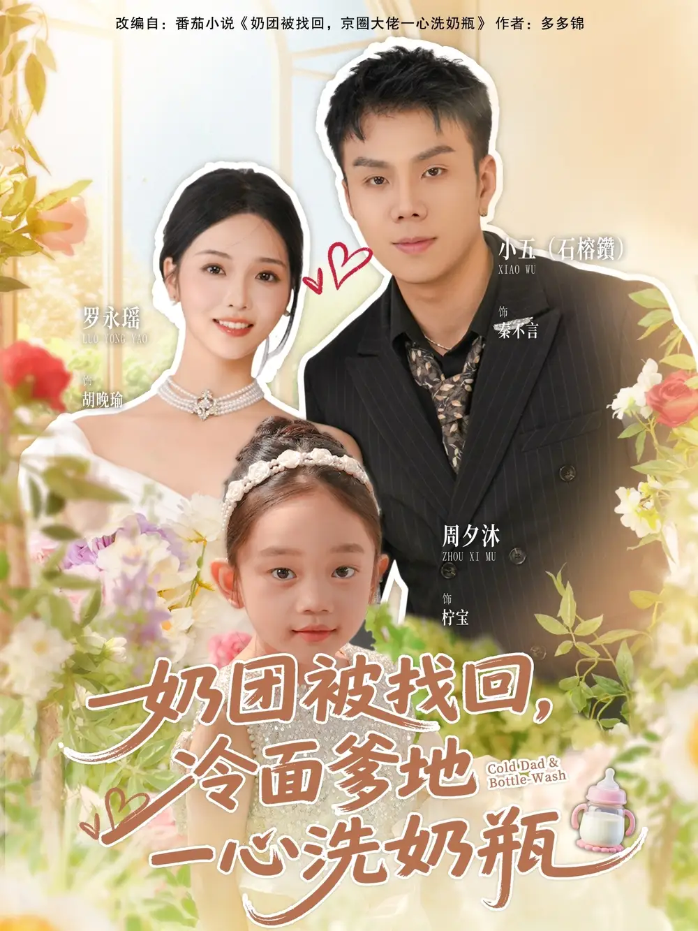 短剧《奶团被找回，冷面爹地一心洗奶瓶》完整剧情全集免费在线观看